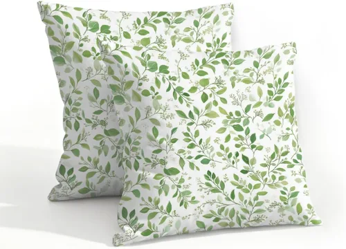 Vista 23 de Juego de 2 fundas de almohada impermeables para exteriores, 16 x 16 pulgadas, fundas de almohada decorativas de patio para muebles de jardín, sofá