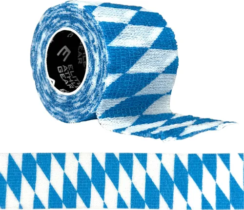 Vista 7 de Cinta atlética autoadhesiva – 2 pulgadas x 6.5 yardas – Sin látex, envoltura deportiva fácil de rasgar para fútbol, béisbol, fútbol, muñeca