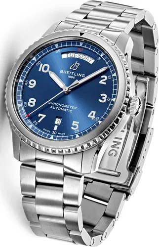 Vista 2 de Breitling Navitimer 8 automático día y fecha A45330101C1A1