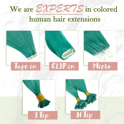 Vista 68 de RUNATURE Extensiones de cabello humano con punta en U, color marrón ceniza a rubio platino
