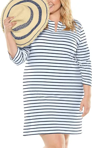 Vista 3 de Coolibar Vestido tipo túnica Oceanside UPF 50+ para mujer, protección solar