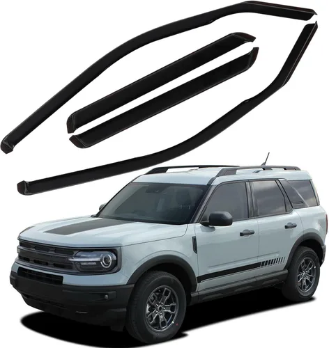 Vista 28 de Protector de lluvia apto para GMC Terrain 2010-2017, deflector de visera de ventana lateral de montaje exterior, protector de sombra de ventilación
