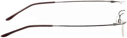 Vista 7 de Charmant Eyeglasses TI8600 TI/8600 SI - Marco óptico sin montura plateada de 0.748 x 5.512 in