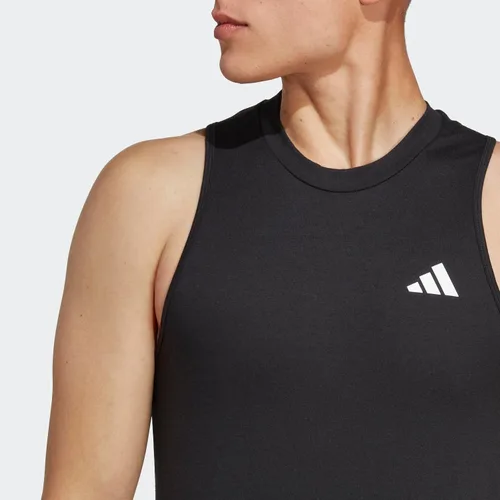 Vista 13 de adidas Camiseta sin mangas con logotipo de Training Essentials Feel Ready para hombre