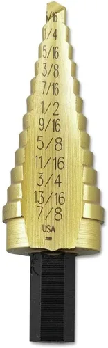 Vista 7 de Broca escalonada UniBit, de Irwin Tools, de 3/16 a 1/2 pulgada