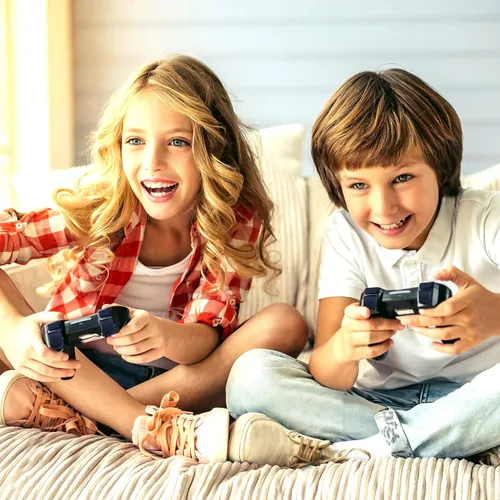 Vista 6 de Wireless PS4 Controller - High-Performance Remote Joystick Game Console Controller Compatible with PS4PS3, PC, Android, iOS Console - Dual