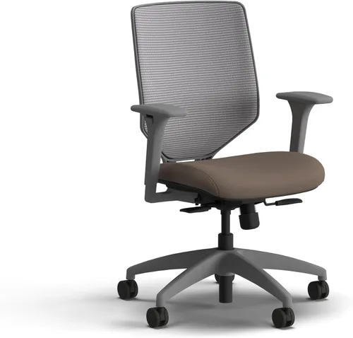 Vista 17 de HON Solve - Silla de oficina ergonómica, soporte de malla con respaldo de malla, soporte lumbar ajustable, brazos ajustables en altura, marco