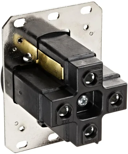 Vista 2 de Hubbell Wiring Systems HBL9450A tomacorrientes de patas rectas, resistente, con tomacorrientes de grado de especialización, 50 A, 125-250 VAC, 3