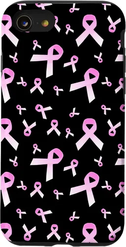 Vista 18 de Pink Ribbon Pattern Mestastatic Breast Cancer Awareness Case for iPhone 17
