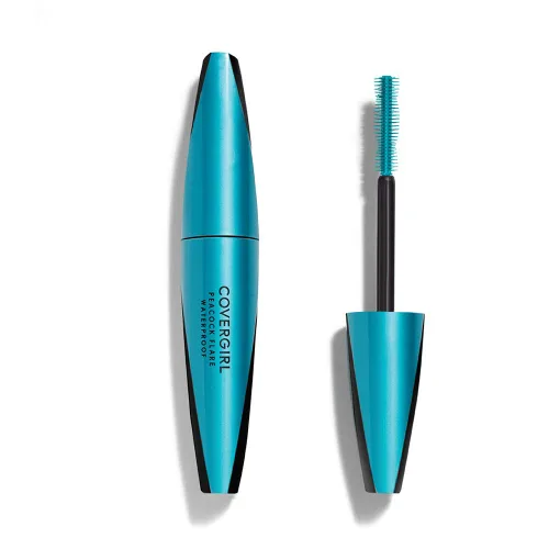 Vista 2 de COVERGIRL Máscara impermeable con diseño de pavo real, negro extremo, 0.3 onzas (el embalaje puede variar)