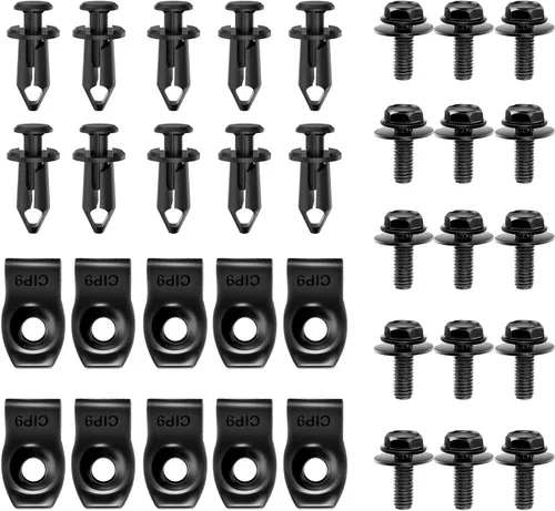 Vista 10 de Nilight 1001 clips universales para automóvil, mezclados, parachoques de automóvil, protector de panel de puerta, cubierta de motor, retenedor