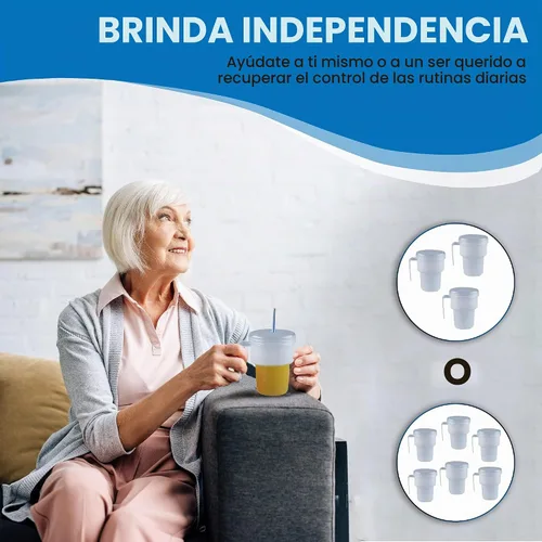 Vista 2 de Providence a prueba de derrames Tazas Kennedy - Paquete de 3