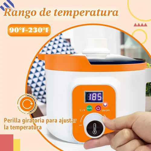 Vista 3 de Ksedcon Derretidor de cera digital para hacer velas con temperatura