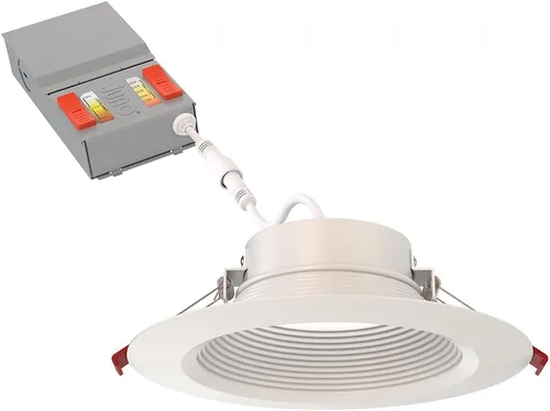 Vista 12 de Juno WF2 Dreg B ALO25 SWW5 90CRI 120 MW M6 Downlight LED Empotrado Wafer Sin Caja, Estilo de Moldura Deflectada con Retroceso Profundo, 2 Pulgadas