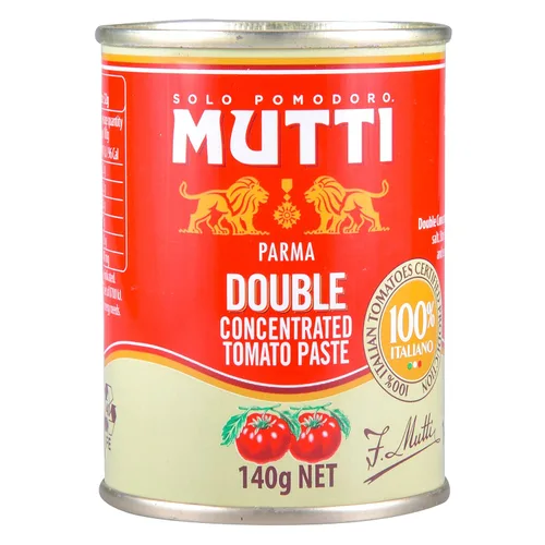 Vista 3 de Mutti Pasta de tomate doble concentrada (Doppio Concentrato), lata de 4.94 onzas 1 paquete Marca de tomates #1 de Italia Tomates enlatados