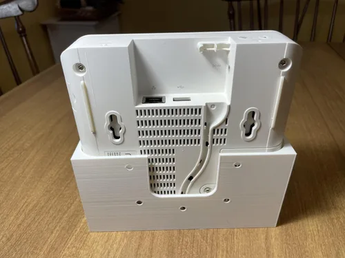 Vista 5 de Soporte de pared para estación base de alarma Ring - Impreso 3D (estación base no incluida)