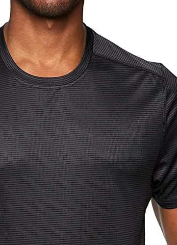 Vista 2 de RBX Active - Camiseta de manga corta con cuello redondo para hombre
