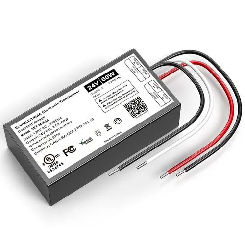Vista 11 de Controlador LED regulable de 12 V, transformador LED Triac ELV/MLV de 60 W compatible con interruptores Lutron y Leviton, fuente de alimentación LED