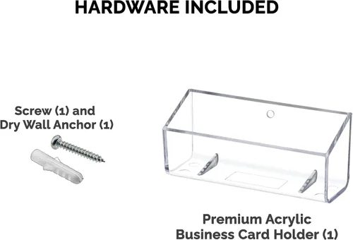 Vista 3 de Marketing Holders Paquete de 10 soportes colgantes para tarjetas de visita para citas y tarjetas de regalo de 3.5 x 2 pulgadas en instalaciones