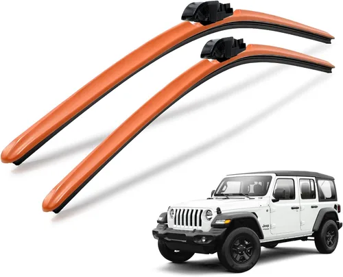 Vista 21 de ClixWipers - Limpiaparabrisas de repuesto de fibra de carbono negra de 14 + 14 pulgadas (juego de 2) para todo tipo de clima, limpiaparabrisas
