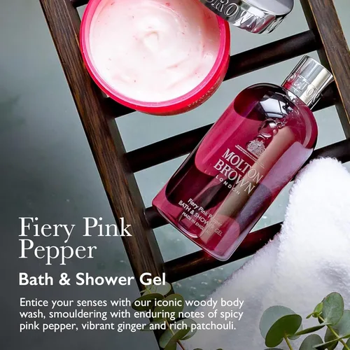 Vista 2 de Molton Brown Gel de baño y ducha Fiery Pink