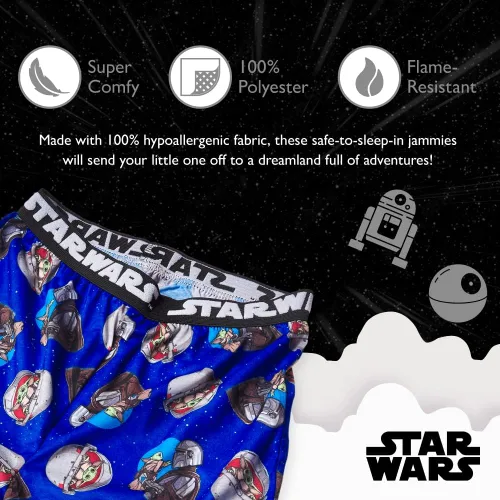 Vista 3 de Star Wars Pantalones de pijama The Mandalorian para niños