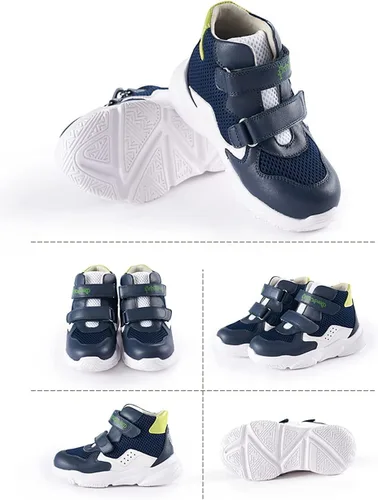 Vista 6 de Zapatos ortopédicos para niños y niñas, zapatos deportivos correctivos para niños con soporte de arco para el cuidado de la salud de los pies
