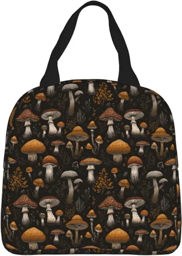 Vista 18 de Lonchera con diseño a cuadros azules aislada, bolsa térmica para almuerzo para adultos, niños, niñas, mujeres, oficina, trabajo, escuela, picnic
