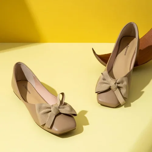 Vista 5 de C.Paravano Zapatos planos de mujer I Zapatos de punta cuadrada para mujer I Zapatos planos I Zapatos planos para mujer I Zapatos planos para mujer I