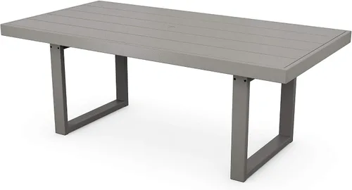 Vista 3 de POLYWOOD® Edge - Mesa de comedor, color negro