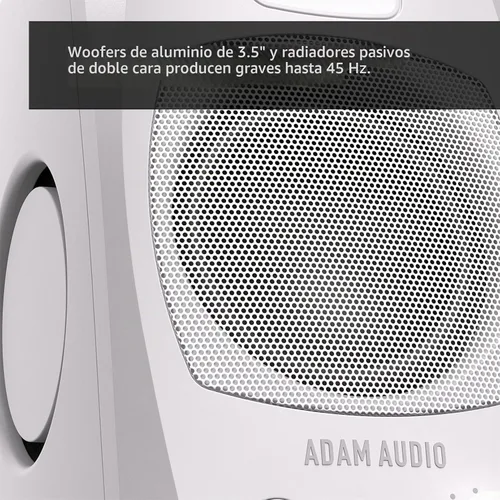 Vista 4 de ADAM Audio D3V Active Desktop Studio Monitor Speakers - White