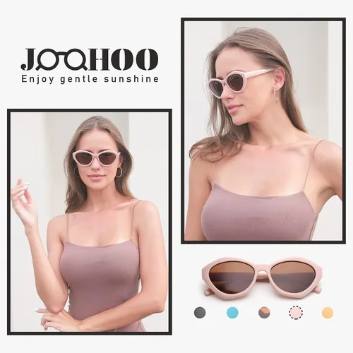 Vista 5 de Oval Y2K Sunglasses for Women Polarized UV Protection Vintage Retro Gafas De Sol Lentes De Sol