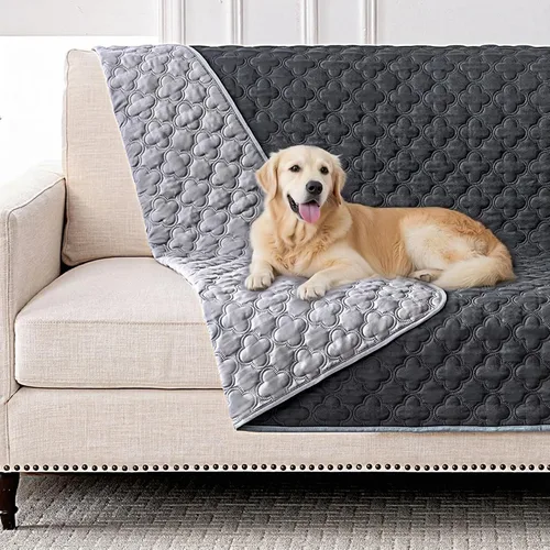 Vista 11 de FunFurry Manta impermeable para perro, funda de sofá lavable para perros, funda reversible para cama de perro, protector de muebles de sofá
