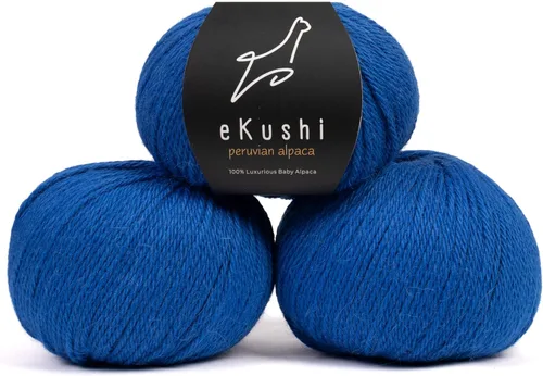 Vista 44 de 100% Hilo de Alpaca Baby para Tejer y Ganchillo - 1 Cono de Hilo Premium DK - Ligero, Hipoalergénico y Térmico Hecho en Perú - Ideal para Proyectos