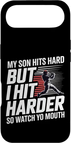 Vista 27 de My Son Hits Hard But I Hit Harder So Watch Yo Mouth - Case for iPhone 17