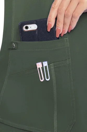 Vista 4 de Med Couture Touch - camisa de uniforme médico con cuello en V para mujer