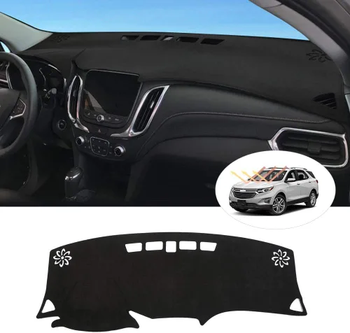 Vista 8 de Cartist Ajuste personalizado para alfombrilla de salpicadero Toyota RAV4 2013-2018 Accesorios Funda de salpicadero de ante antideslizante Protector