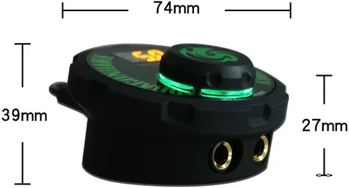 Vista 3 de Dragonhawk Fuente de alimentación del tatuaje del perfil aerodinámico para los artistas del tatuaje de la máquina del tatuaje P087