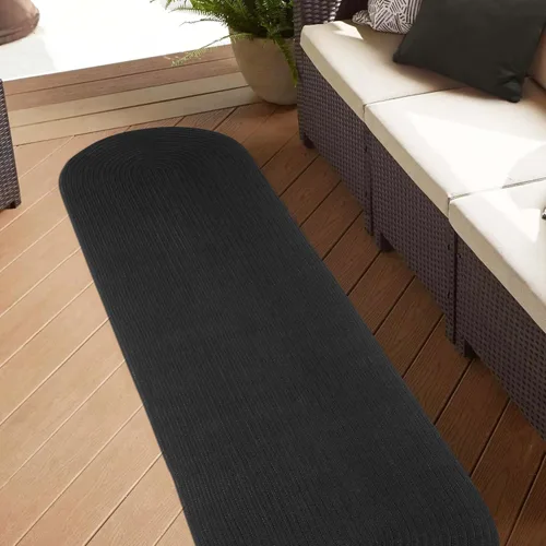 Vista 65 de Superior Alfombra de área para interiores y exteriores, decoración de suelo trenzada reversible para sala de estar, cocina, patio, porche delantero