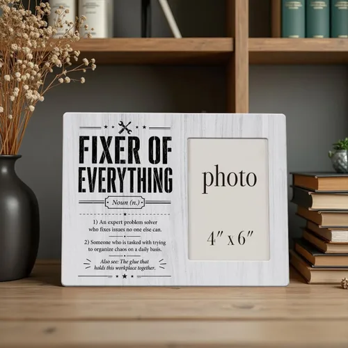 Vista 4 de YYDS Boss Gifts for Men Fixer of Everything Picture Frame Appreciation Gift