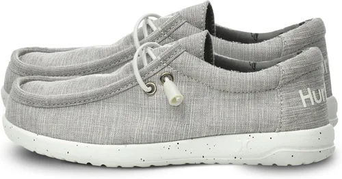 Vista 8 de Hurley - Mocasines elásticos con cordones para niños, zapatos de lona para niños y niñas - Cómodos, duraderos, elegantes - Zapatillas de moda
