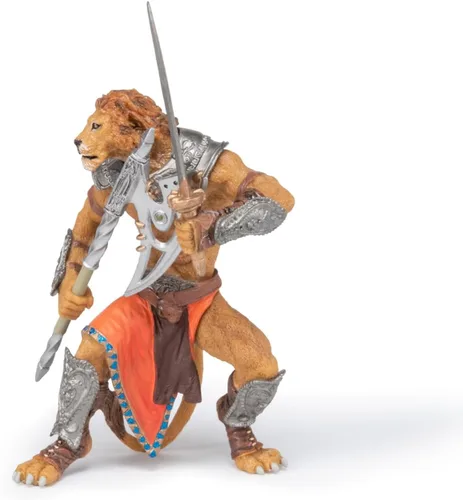 Vista 4 de Figura de mundo de fantasía Papo, León mutante, multicolor