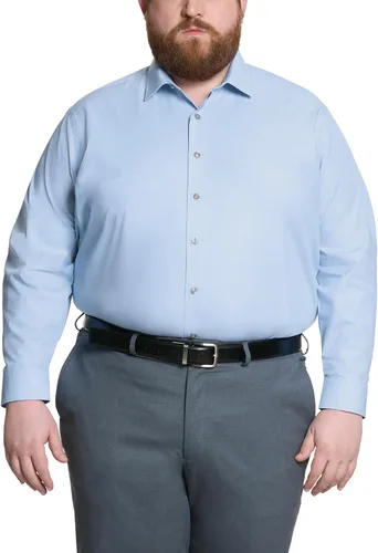 Vista 7 de UNLISTED - Camisa de vestir grande y alta para hombre Negro