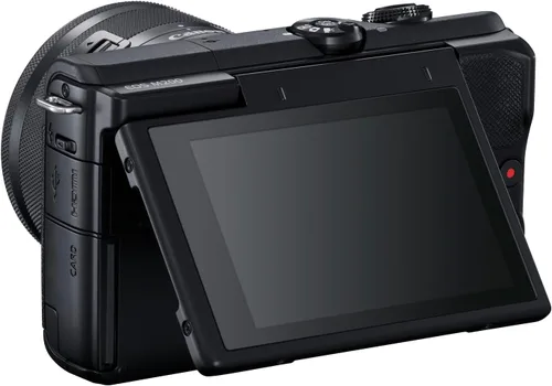 Vista 6 de Canon, EOS M200 - Cámara digital compacta sin espejo, vlogging, con lente EF-M de 0.59-1.77 in, soporte video vertical 4K, LCD de panel táctil