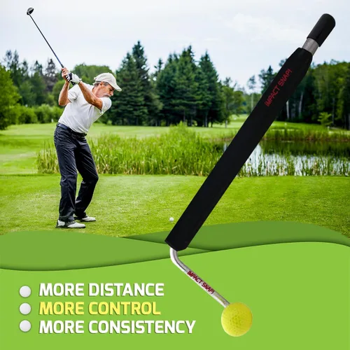 Vista 3 de IMPACT SNAP & Combo de accesorios para cabeza de palo (solo diestros), entrenador de swing de golf/ayuda de entrenamiento de swing de golf