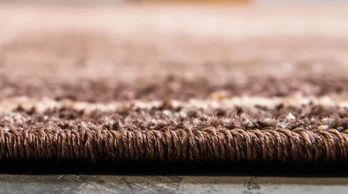 Vista 4 de Unique Loom Autumn Collection - Tapete abstracto, informal, moderno y contemporáneo (borde marrón y beige, 2 x 3 pies, rectangular)