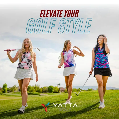 Vista 14 de YATTA GOLF Polo de golf sin mangas para mujer, absorbe la humedad, cuello en V, para golf, entrenamiento, golf