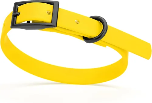 Vista 142 de Dogline Biothane - Collar impermeable para perro con hebilla de liberación rápida, resistente cincha de nailon recubierta con resistente y a prueba