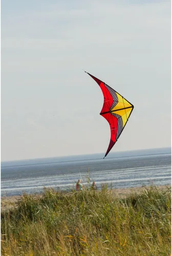 Vista 5 de HQ Kites and Designs 112380 Limbo II Kite, Lava