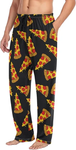 Vista 4 de Ollabaky Pantalones de pijama para hombre, pantalones de pijama con bolsillos, pantalones de descanso para hombre Multi 01